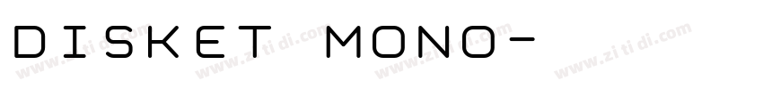 disket mono字体转换